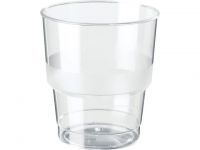 Duni Drinkglas, Polystyreen, 200 ml, Transparant (pak 40 stuks)